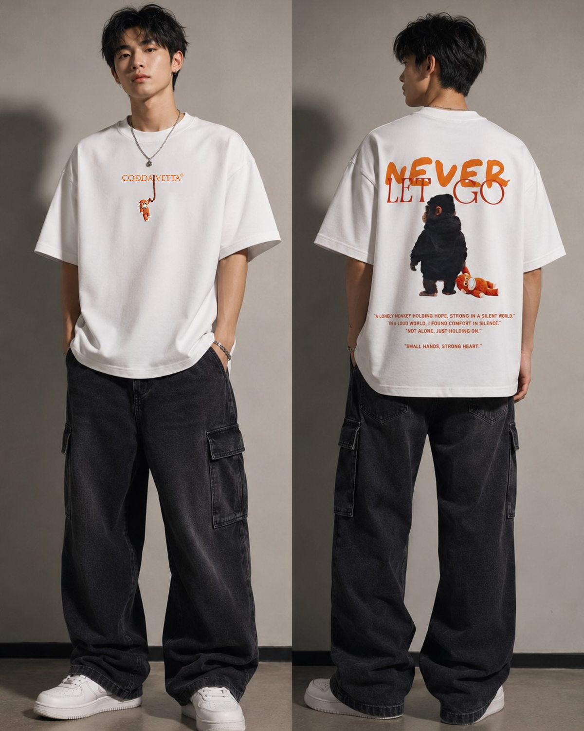 Never Let Go <Monkey> White